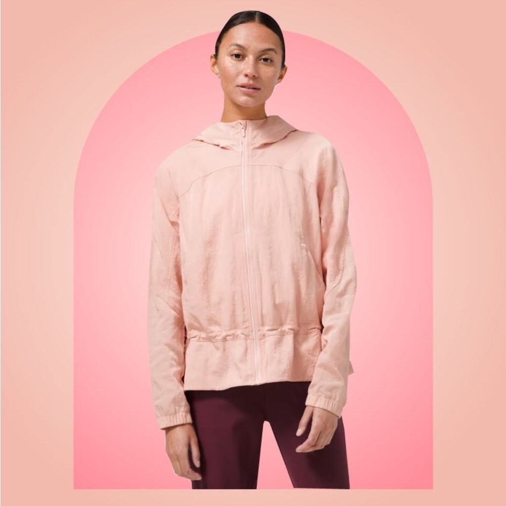 Lululemon Ready to Go Jacket in the color Pink Mist 6